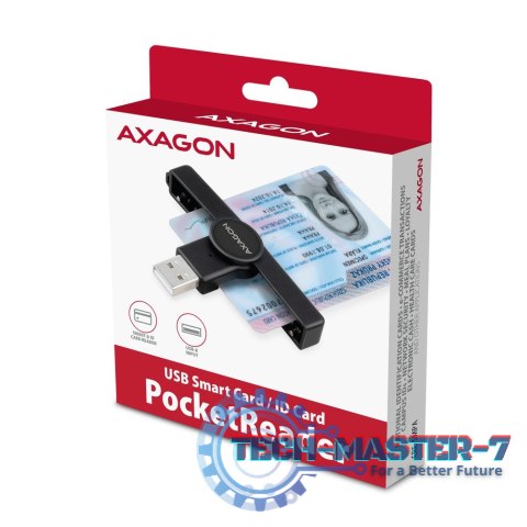CRE-SMPA Czytnik kart identyfikacyjnych PocketReader USB-A CRE-SMPA Czytnik kart identyfikacyjnych PocketReader USB-A