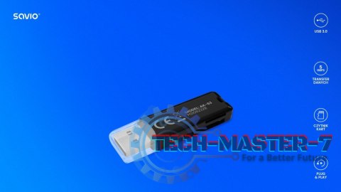 Czytnik kart SD, USB 2.0, 480 Mbps, AK-63 Czytnik kart SD, USB 2.0, 480 Mbps, AK-63