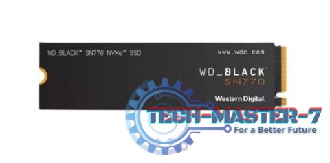 Dysk Black SSD 1TB SN770 NVMe 2280 M2 WDS100T3X0E