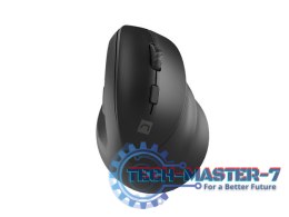 Mysz bezprzewodowa wertykalna Crake 2 2400 DPI Bluetooth 5.2 + 2.4GHz Czarna