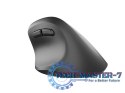 Mysz bezprzewodowa wertykalna Crake 2 2400 DPI Bluetooth 5.2 + 2.4GHz Czarna