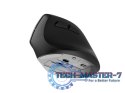 Mysz bezprzewodowa wertykalna Crake 2 2400 DPI Bluetooth 5.2 + 2.4GHz Czarna