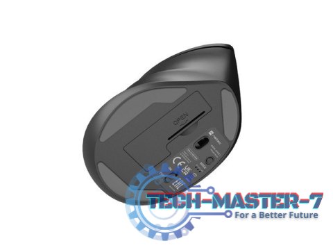 Mysz bezprzewodowa wertykalna Crake 2 2400 DPI Bluetooth 5.2 + 2.4GHz Czarna Mysz bezprzewodowa wertykalna Crake 2 2400 DPI Bluetooth 5.2 + 2.4GHz Czarna