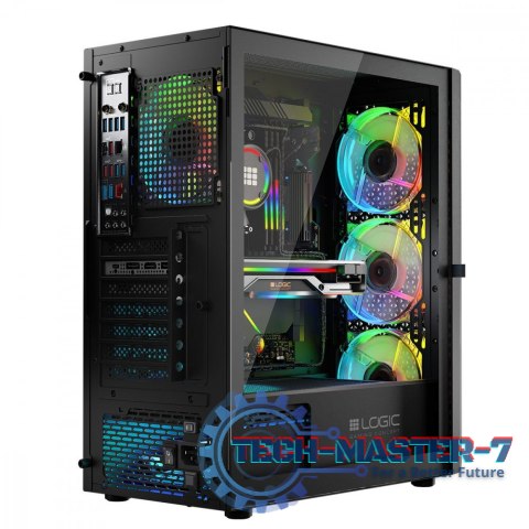 Obudowa Komputerowa LOGIC ARAMIS ARGB MIDI USB 3.0 Czarna Obudowa Komputerowa LOGIC ARAMIS ARGB MIDI USB 3.0 Czarna