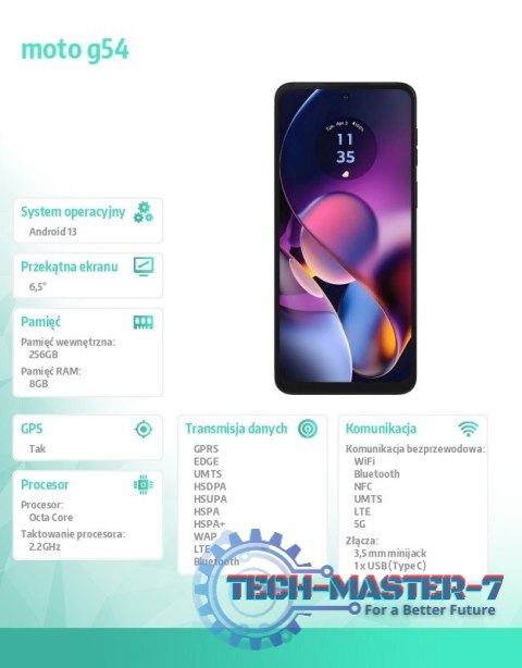 Smartfon moto g54 8/256 Midnight Blue Smartfon moto g54 8/256 Midnight Blue