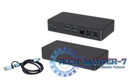 Stacja dokująca USB 3.0 / USB-C / Thunderbolt 3 Professional Dual 4K Display Docking Station Generation 2 + Power Delivery 100W