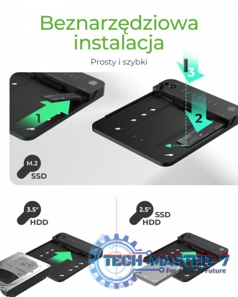 Stacja dokująca/klonująca IB-2915MSCL-C31 M.2 dla M.2 0NVMe i SATA 2,5/3,5 SSD/HDD Stacja dokująca/klonująca IB-2915MSCL-C31 M.2 dla M.2 0NVMe i SATA 2,5/3,5 SSD/HDD
