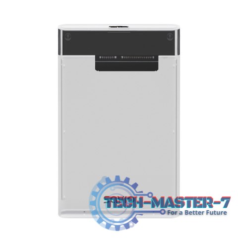 Zewnętrzna obudowa na dysk HDD/SSD 2.5", USB 3.0, AK-66, transparentna