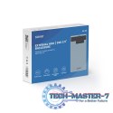 Zewnętrzna obudowa na dysk HDD/SSD 2.5", USB 3.0, AK-66, transparentna