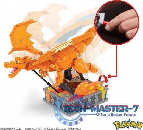 Klocki Mega Pokemon Mechaniczny Charizard Klocki Mega Pokemon Mechaniczny Charizard