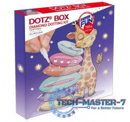 Mozaika diamentowa Diamond Dotz - Poduszka Żyrafa pudełko