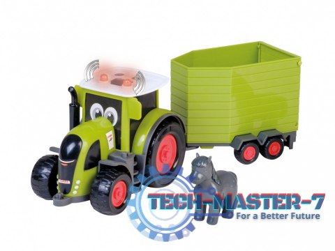 Traktor Claas z przyczepą dla konia Happy People Traktor Claas z przyczepą dla konia Happy People