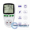 Watomierz Licznik zużycia energii PM0627 z historią pomiaru | 3680W | 16A | LCD