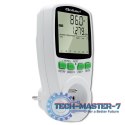 Watomierz Licznik zużycia energii PM0627 z historią pomiaru | 3680W | 16A | LCD