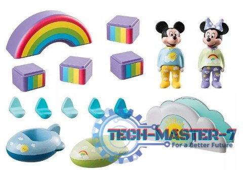 Zestaw z figurkami 1.2.3 Disney 71319 Domek w chmurach Miki i Minnie Zestaw z figurkami 1.2.3 Disney 71319 Domek w chmurach Miki i Minnie