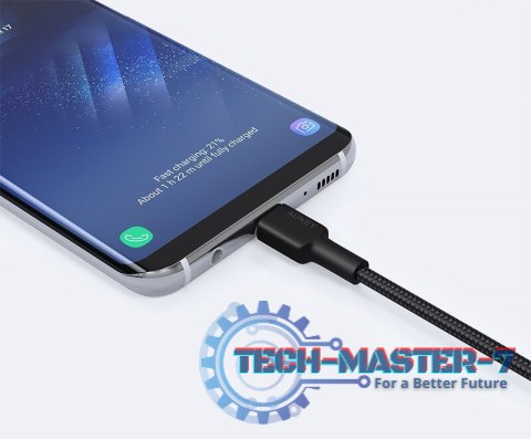 CB-CD30 nylonowy kabel USB C - USB A | 0.9m | 3A | 60W PD | 20V CB-CD30 nylonowy kabel USB C - USB A | 0.9m | 3A | 60W PD | 20V