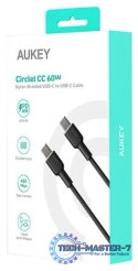 CB-NCC1 nylonowy kabel USB C - USB C | 1m | 3A | 60W PD | 20V