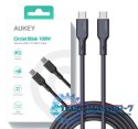 CB-SCC102 silokonowy kabel USB C - USB C | 1.8m | 5A | 100WPD | 20V