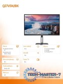 Monitor Q27V5N 27 cali VA HDMIx2 DPx2 Pivot