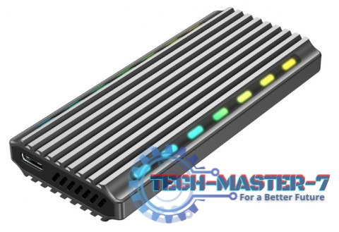 Obudowa dysku M.2 NVME Aluminiowa LED USB 3.1