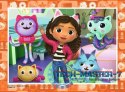 Puzzle 4w1 Koci Domek Gabi 12/16/20/24 elementy