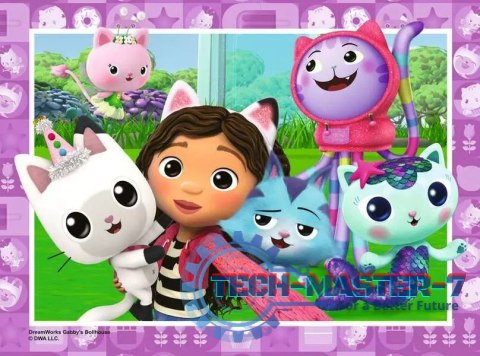 Puzzle 4w1 Koci Domek Gabi 12/16/20/24 elementy Puzzle 4w1 Koci Domek Gabi 12/16/20/24 elementy