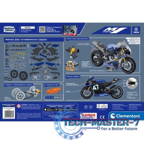 Zestaw konstrukcyjny Laboratorium Mechaniki - Yamaha M1 Zestaw konstrukcyjny Laboratorium Mechaniki - Yamaha M1