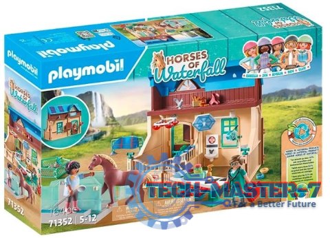 Zestaw z figurkami Horses 71352 Hipoterapia i lecznica zwierząt