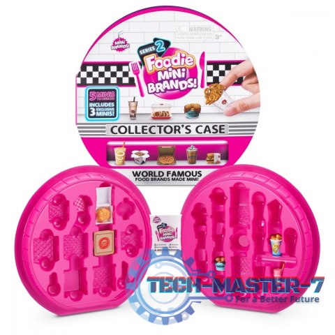 Figurki Foodie Mini Brands Seria 2 Walizeczka kolekcjonerska Figurki Foodie Mini Brands Seria 2 Walizeczka kolekcjonerska