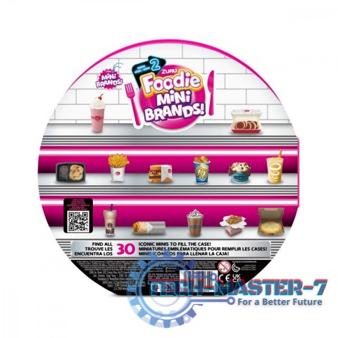 Figurki Foodie Mini Brands Seria 2 Walizeczka kolekcjonerska Figurki Foodie Mini Brands Seria 2 Walizeczka kolekcjonerska