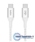Kabel BoostCharge USB-C/USB-C 240W 1m biały
