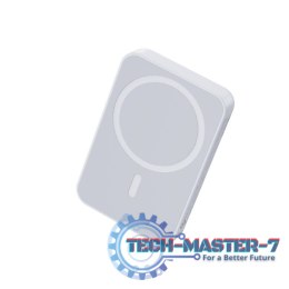 Powerbank indukcyjny 10000 mAh Fast Charging PD 20W MagSafe Biały