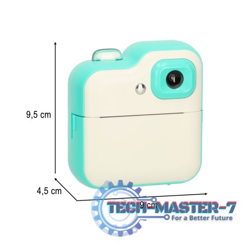 Aparat fotograficzny natychmiastowy drukarka termiczna + wkłady karta 32GB zielony Aparat fotograficzny natychmiastowy drukarka termiczna + wkłady karta 32GB zielony