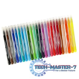 Flamastry mazaki dmuchane Maped 24 kolory