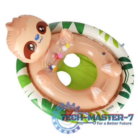 INTEX 59570 Kółko do pływania dla niemowląt koło pontonik dla dzieci dmuchany z siedziskiem leniwiec max 23kg 3-4lata INTEX 59570 Kółko do pływania dla niemowląt koło pontonik dla dzieci dmuchany z siedziskiem leniwiec max 23kg 3-4lata