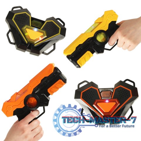 Paintball laserowy pistolet x 2 + tarcza interaktywna x 2 LASER TAG Paintball laserowy pistolet x 2 + tarcza interaktywna x 2 LASER TAG