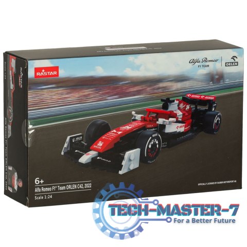 Samochód Rastar 92300 Alfa Romeo F1 C42 1:24 klocki 340el. Samochód Rastar 92300 Alfa Romeo F1 C42 1:24 klocki 340el.