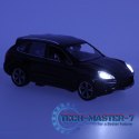 Samochód zdalnie sterowany Rastar 42900 Porsche Cayenne Turbo 1:14 czarny