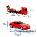 Samochód zdalnie sterowany Rastar 74920 Mercedes-Benz Actros 1:26 czerowny