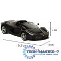 Samochód zdalnie sterowany Rastar 75800 Ferrari LaFerrari Aperta 1:14 czarny