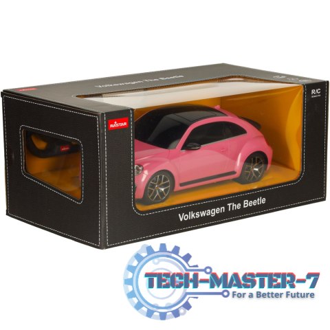 Samochód zdalnie sterowany Rastar 78000 Volkswagen Beetle 1:14 różowy Samochód zdalnie sterowany Rastar 78000 Volkswagen Beetle 1:14 różowy