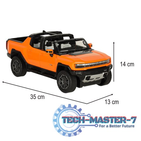 Samochód zdalnie sterowany Rastar 93000 Hummer EV 1:16 pomarańczowy Samochód zdalnie sterowany Rastar 93000 Hummer EV 1:16 pomarańczowy
