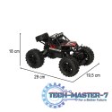 Samochód zdalnie sterowany RC REVOLT TG1021 Rock Crawler 4x4 Off-Road Duże Koła Amortyzacja 2.4GHz Wspinaczka
