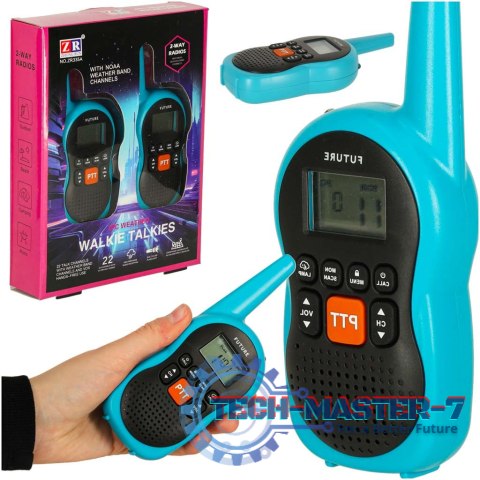 Walkie Talkie krótkofalówki dla dzieci zasięg 3km zestaw 2 szt.
