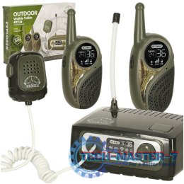 Walkie talkie krótkofalówka zestaw z centralą dla dzieci wojskowy zasięg 333 m
