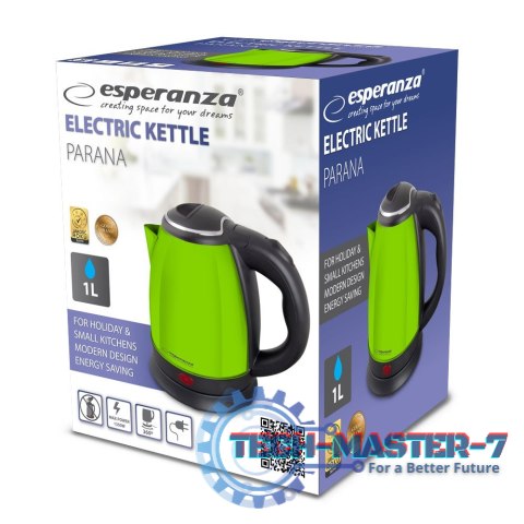 Czajnik elektryczny Parana 1.0L Zielony Czajnik elektryczny Parana 1.0L Zielony