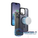 Etui Hybrid Frost MAG Cover iPhone 15 Pro Max MagSafe Granatowe