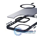 Etui Hybrid Frost MAG Cover iPhone 15 Pro Max MagSafe Granatowe