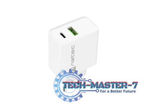Ładowarka sieciowa Ribera 1x USB-A + 1x USB-C 20W Biała Ładowarka sieciowa Ribera 1x USB-A + 1x USB-C 20W Biała