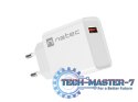 Ładowarka sieciowa Ribera 1x USB-A 18W Biała